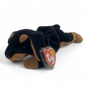 TY Beanie Babies Doby The Doberman Dog 8" Plush Toy Collectible 1996 NWT